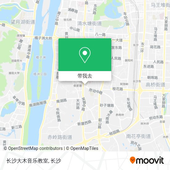 长沙大木音乐教室地图