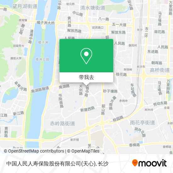 中国人民人寿保险股份有限公司(天心)地图