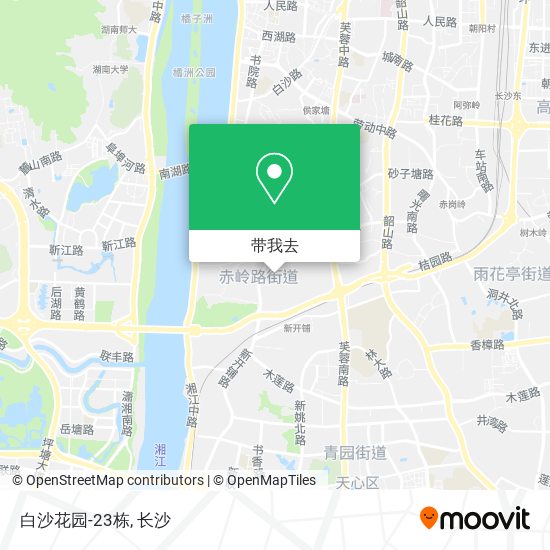 白沙花园-23栋地图