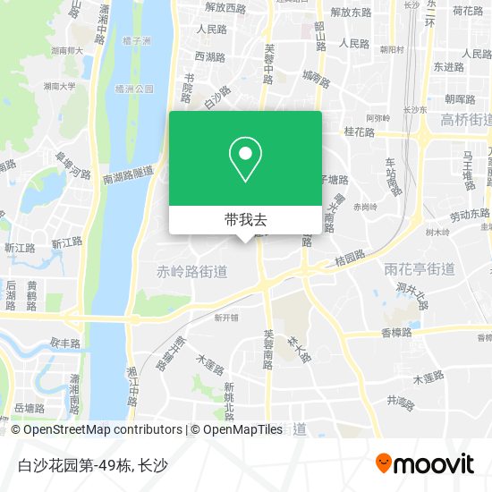 白沙花园第-49栋地图