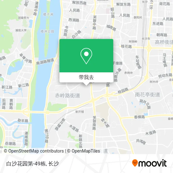 白沙花园第-49栋地图