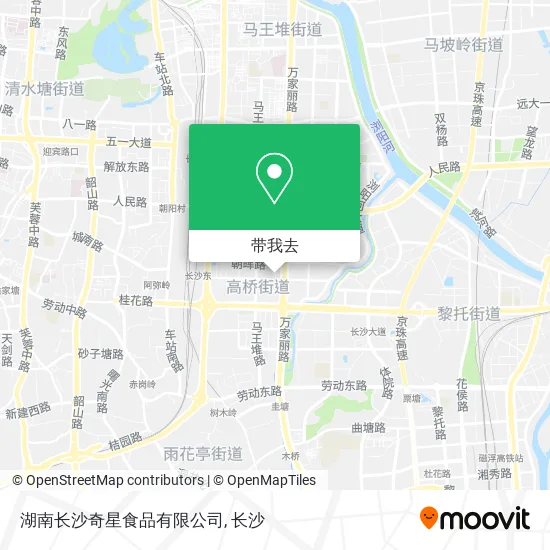 湖南长沙奇星食品有限公司地图