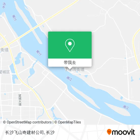 长沙飞山奇建材公司地图