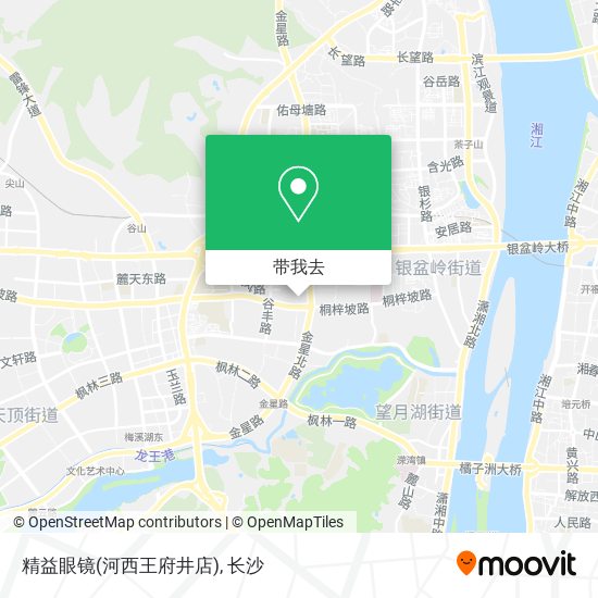精益眼镜(河西王府井店)地图