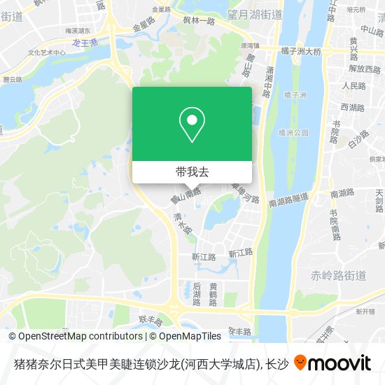 猪猪奈尔日式美甲美睫连锁沙龙(河西大学城店)地图