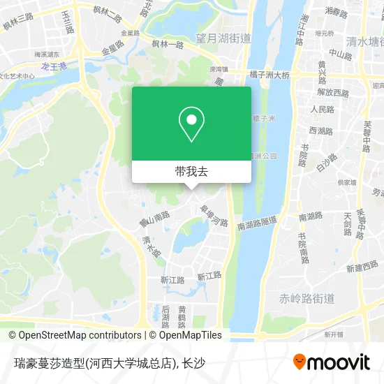 瑞豪蔓莎造型(河西大学城总店)地图