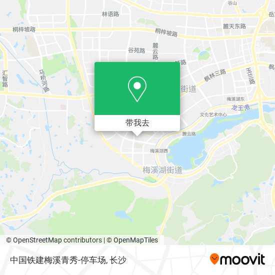 中国铁建梅溪青秀-停车场地图