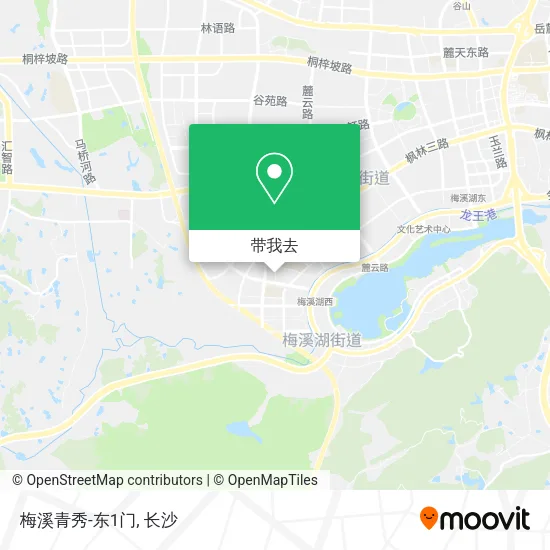 梅溪青秀-东1门地图