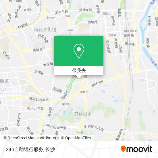24h自助银行服务地图