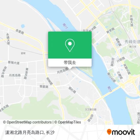 潇湘北路月亮岛路口地图