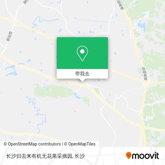 长沙归去来有机无花果采摘园地图