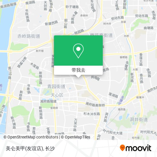 美仑美甲(友谊店)地图