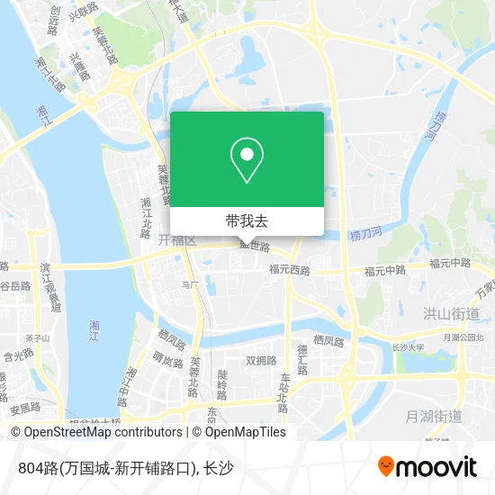 804路(万国城-新开铺路口)地图