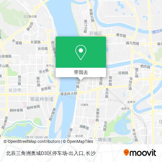 北辰三角洲奥城D3区停车场-出入口地图