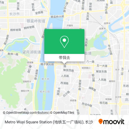 Metro Wuyi Square Station (地铁五一广场站)地图