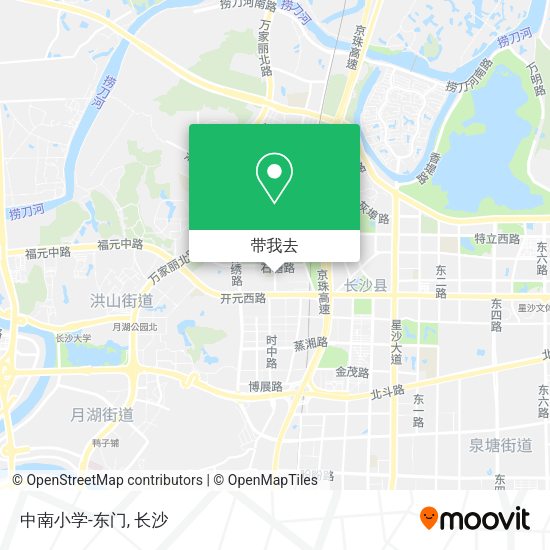 中南小学-东门地图
