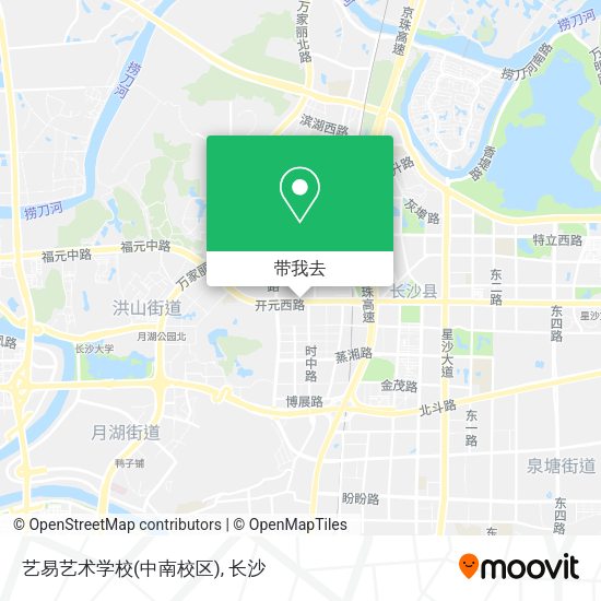 艺易艺术学校(中南校区)地图