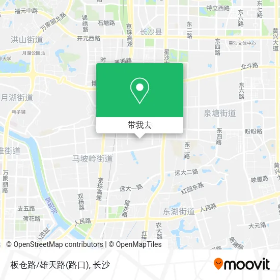 板仓路/雄天路(路口)地图