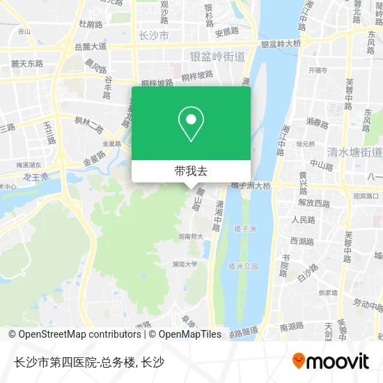 长沙市第四医院-总务楼地图