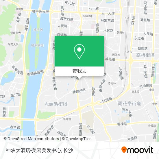 神农大酒店-美容美发中心地图