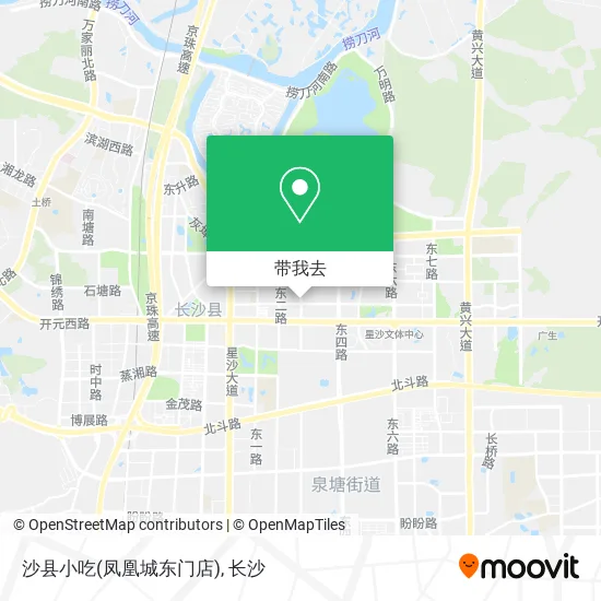 沙县小吃(凤凰城东门店)地图