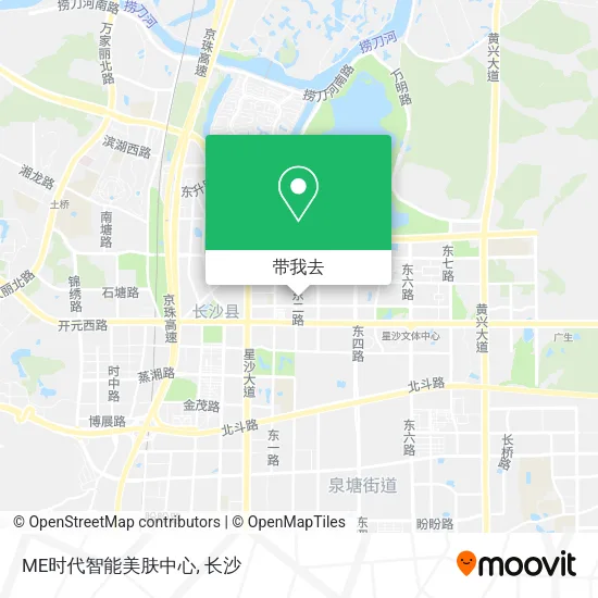 ME时代智能美肤中心地图