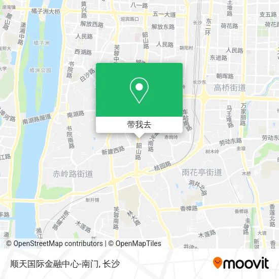 顺天国际金融中心-南门地图