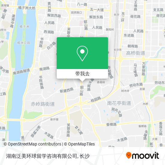 湖南泛美环球留学咨询有限公司地图