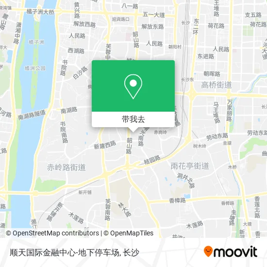 顺天国际金融中心-地下停车场地图
