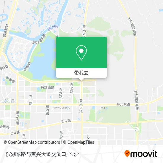 滨湖东路与黄兴大道交叉口地图