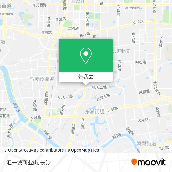 汇一城商业街地图