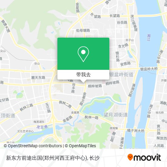 新东方前途出国(郑州河西王府中心)地图