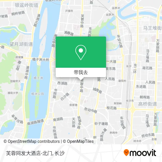 芙蓉同发大酒店-北门地图