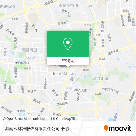 湖南欧林雅服饰有限责任公司地图