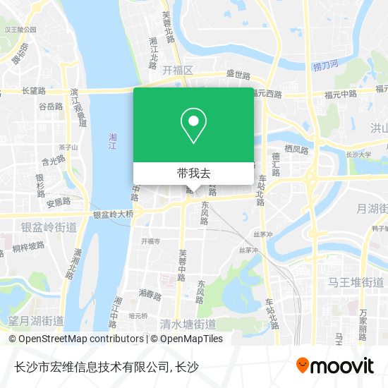 长沙市宏维信息技术有限公司地图