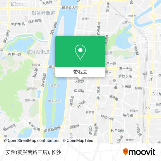 安踏(黄兴南路三店)地图