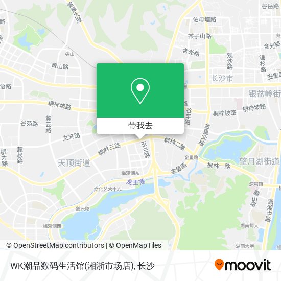 WK潮品数码生活馆(湘浙市场店)地图