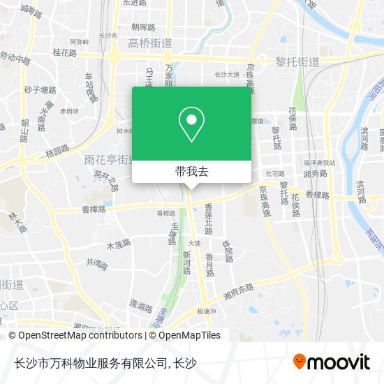 长沙市万科物业服务有限公司地图