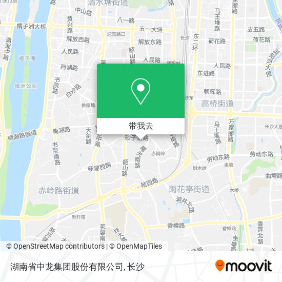 湖南省中龙集团股份有限公司地图