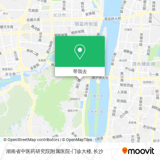 湖南省中医药研究院附属医院-门诊大楼地图