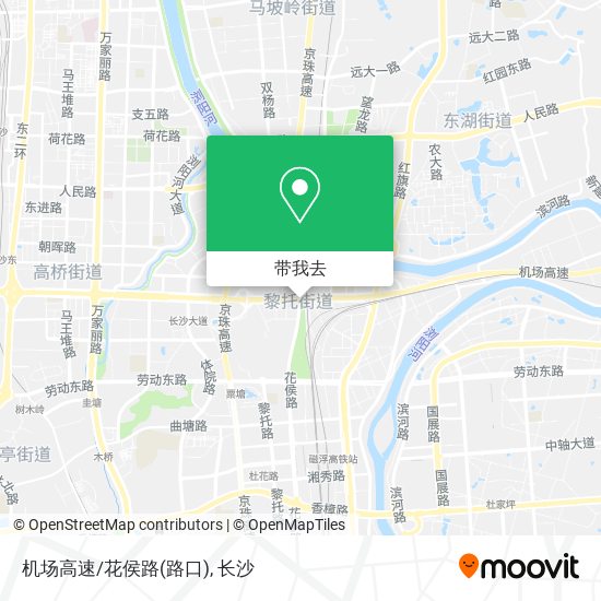 机场高速/花侯路(路口)地图