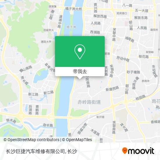 长沙巨捷汽车维修有限公司地图