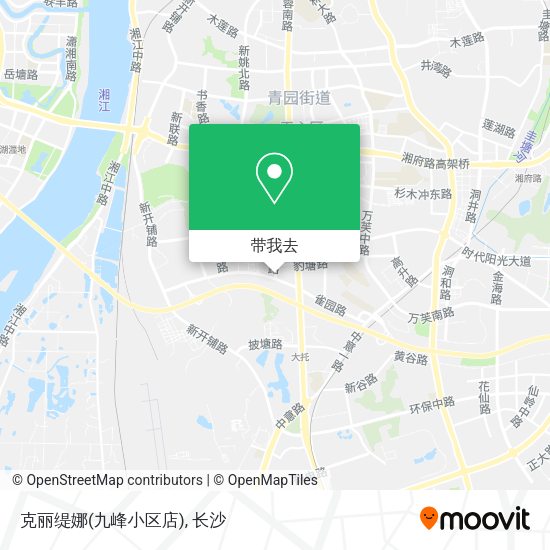 克丽缇娜(九峰小区店)地图