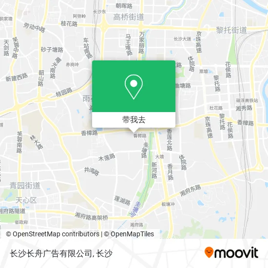 长沙长舟广告有限公司地图