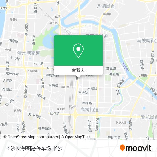长沙长海医院-停车场地图