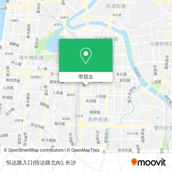 恒达路入口(恒达路北向)地图