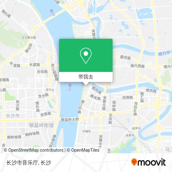 长沙市音乐厅地图