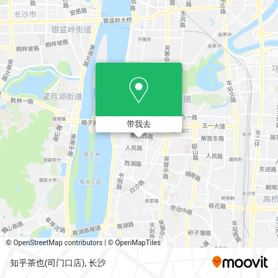 知乎茶也(司门口店)地图