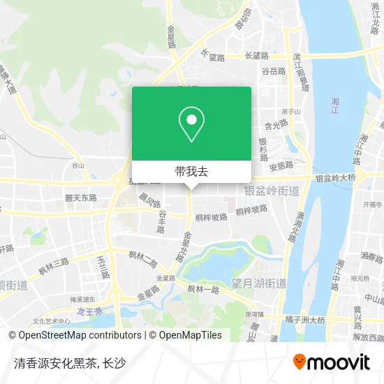 清香源安化黑茶地图
