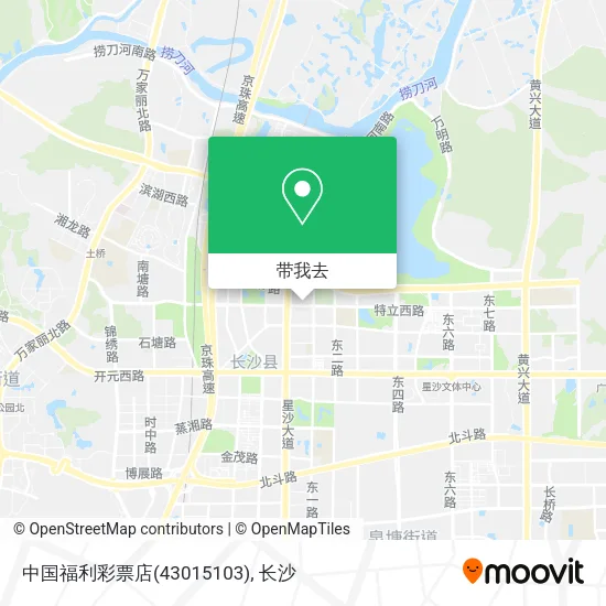 中国福利彩票店(43015103)地图